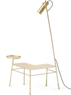 Beistelltisch mit Leuchte Dase’