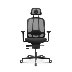Bürodrehstuhl AluMedic Black Edition