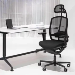 Bürodrehstuhl AluMedic Black Edition