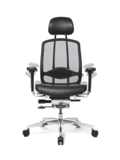 Bürodrehstuhl AluMedic Black Edition