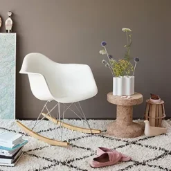 Eames Plastic Armchair RAR Schaukelstuhl