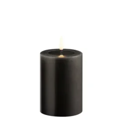 LED-Echtwachskerze mit Spiegeleffekt