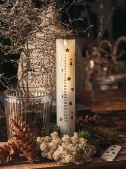 LED-Kerze Sara Calendar