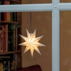 LED-Leuchtstern mit Batteriefach Stern