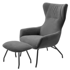 Lounge Sessel und Hocker Ribe