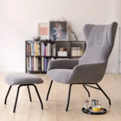 Lounge Sessel und Hocker Ribe