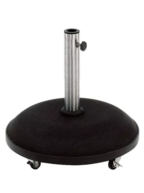 Sonnenschirmständer, Beton, mit Rollen